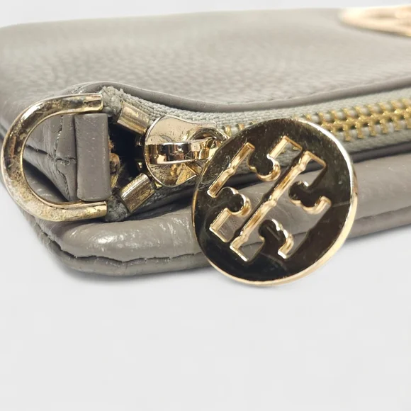 Tory Burch Gray Leather Crossbody Bag - Picture 4 of 16